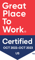 2022 - 2023 Certified Great Place to Work