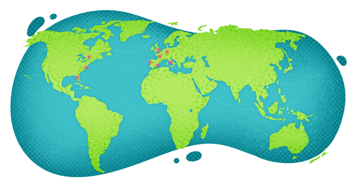 EV World Map Locations